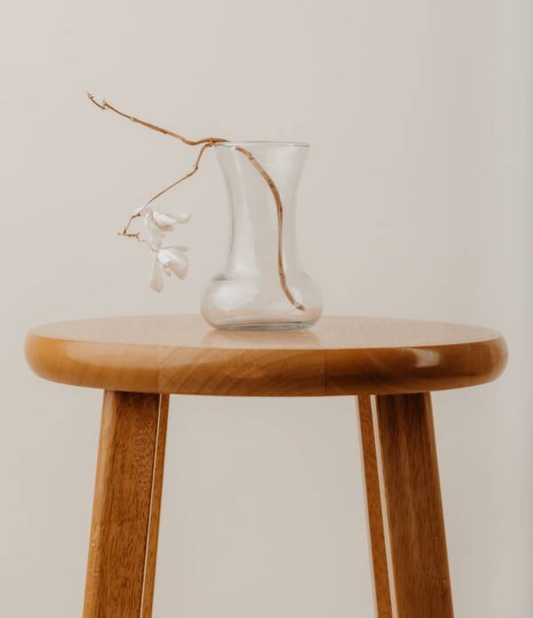 Wooden bar stool - Image 2